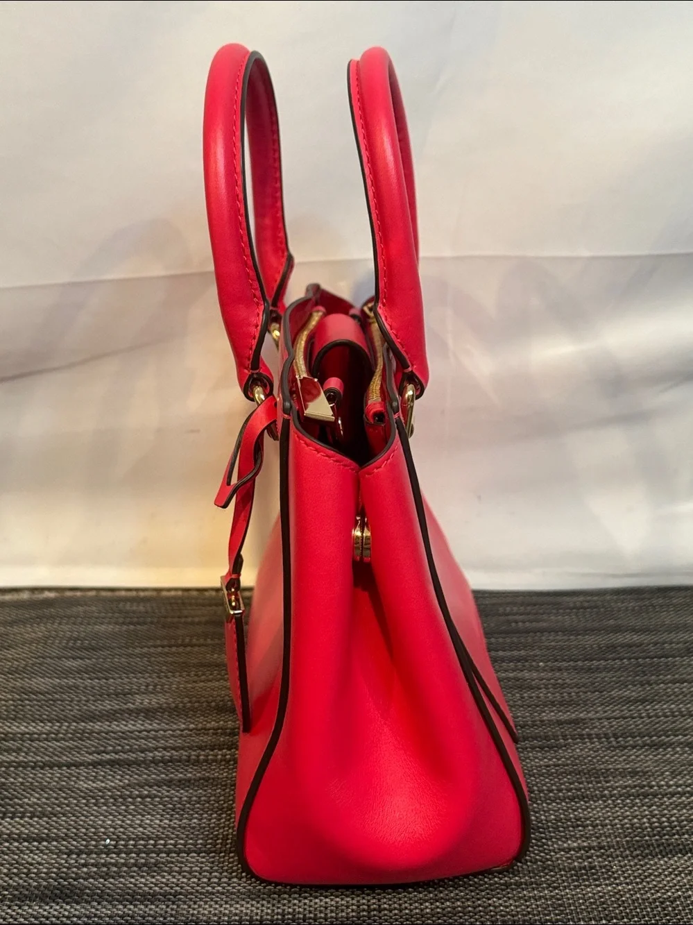 Michael Kors Benning Medium Leather Satchel